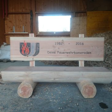 Anfertigen eines Bank aus Douglasienholz